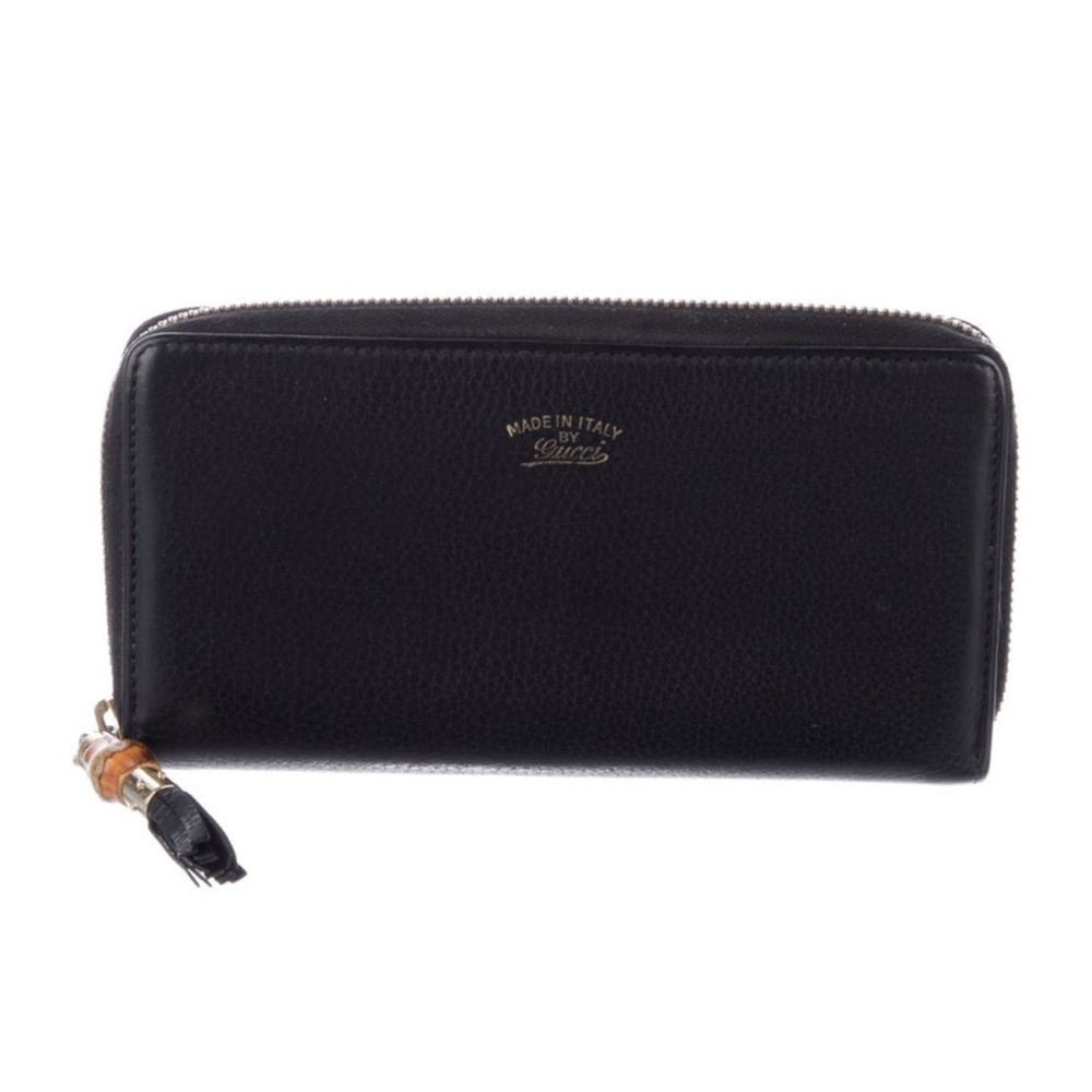 Gucci Bamboo Accent Continental Wallet